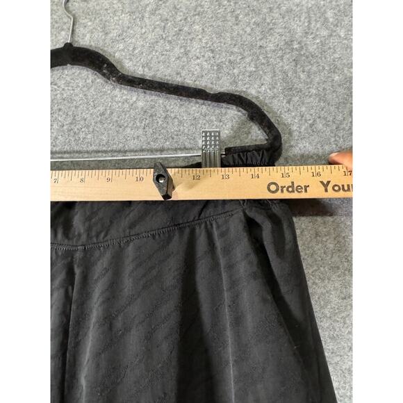 Athleta Pants Women 10 Black Brooklyn Textured Joggers Comfort Pull On Stretch - Picture 3 of 7